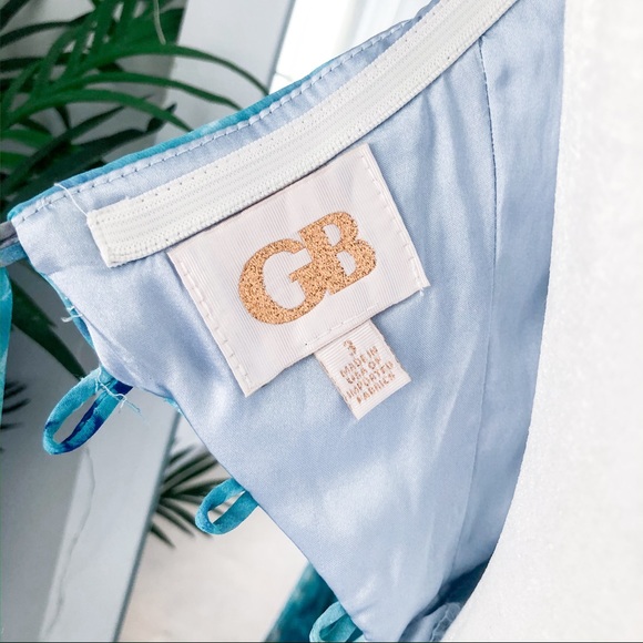 NWOT GB Long 𝙱𝚕𝚞𝚎 + Gray Dress | Size 3 - Picture 6 of 6